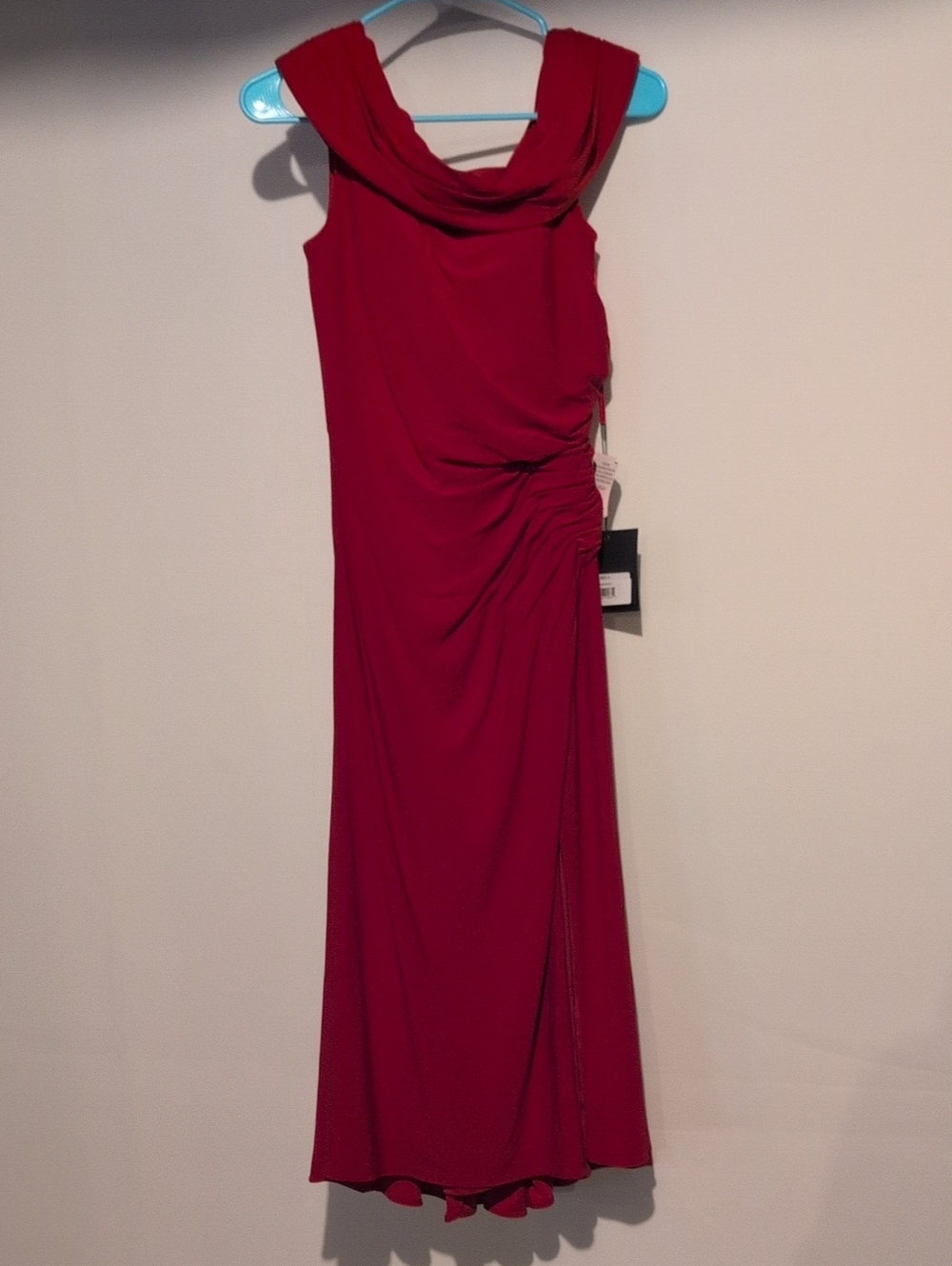 NWT ieena Cowl-Neck Dress in Red